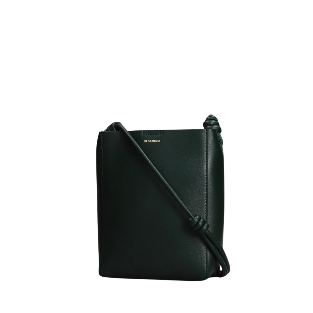 Jil Sander Women's Green Giro Crossbody Bag In Smoothed Calf - Cross Body Bags - One Size - Bags