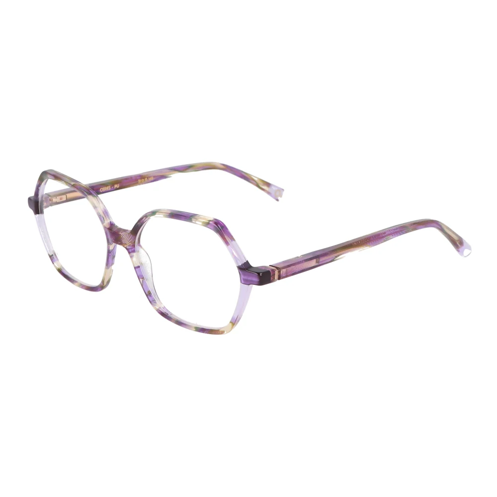 Etnia Barcelona Unisex Purple Glasses, 53 Mm, Modern Irregular Eyeglasses Ceres 51O