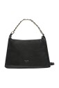 chain-handle-leather-bag-black