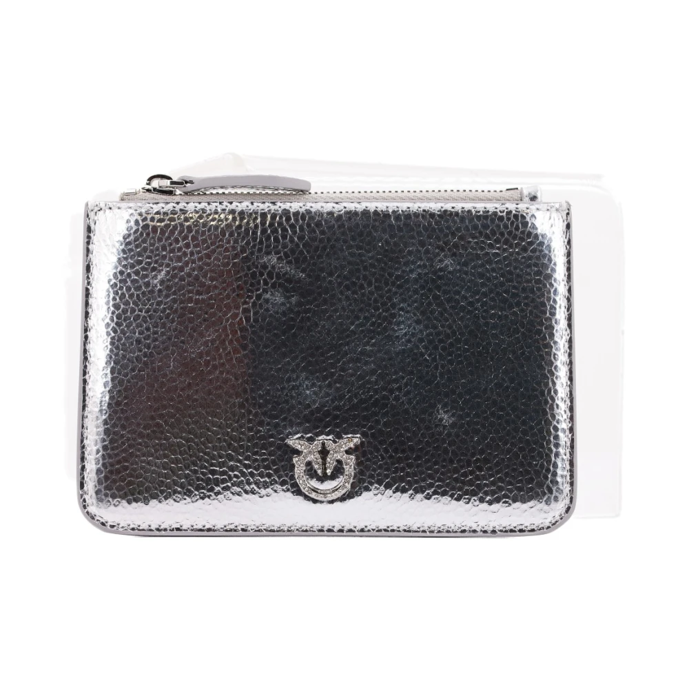 pinko Stijlvolle Portemonnees en Kaarthouders Gray Dames