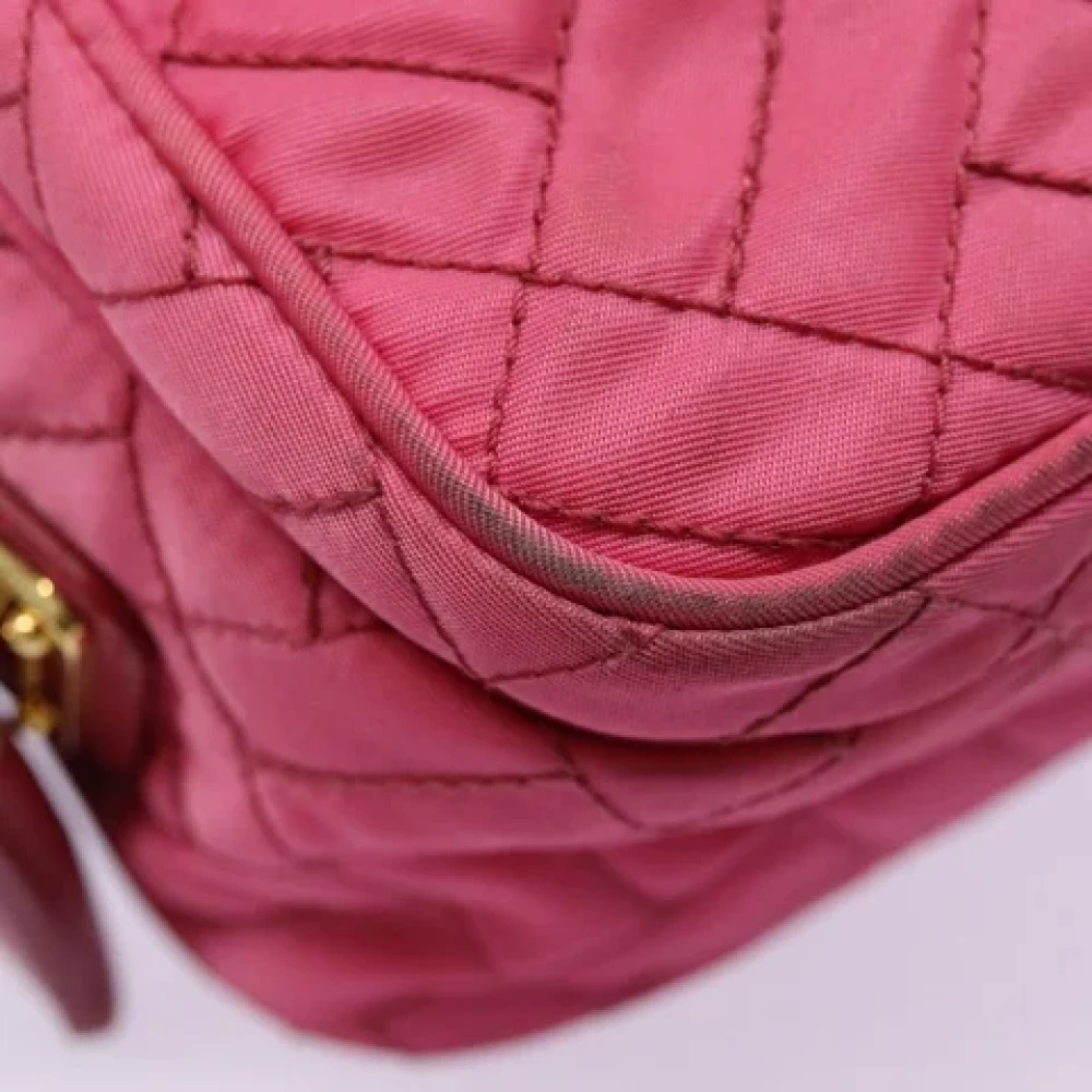 Prada Vintage Pre-owned Fabric prada-bags Pink Dames