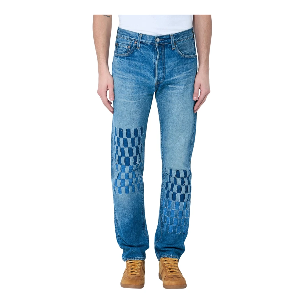 Levi's Men's Blue Slim Fit Jeans, W34 L32, 1980`S 501 Jeans