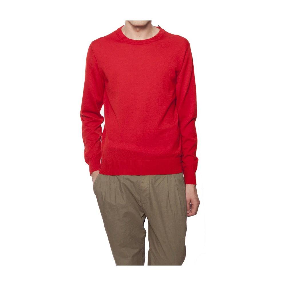 Ami Paris Ronde Hals Sweater Red Heren