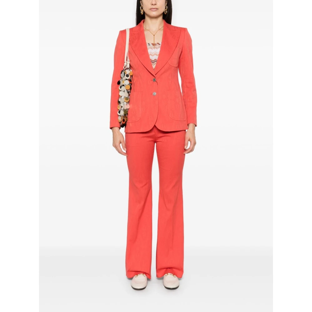 ETRO Oranje Broek voor Vrouwen Orange Dames