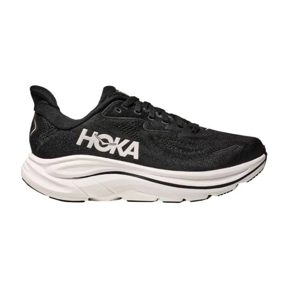 Hoka One One Black Clifton 10 Trainers - Male - Running Shoes - 10 1/2 Uk - Sport