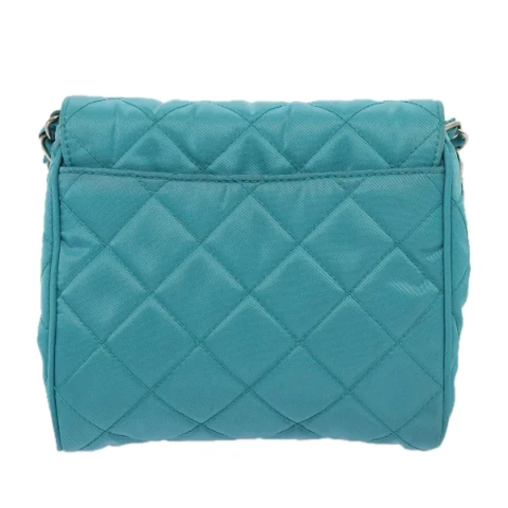 Prada Vintage Pre-owned Fabric prada-bags Blue Dames