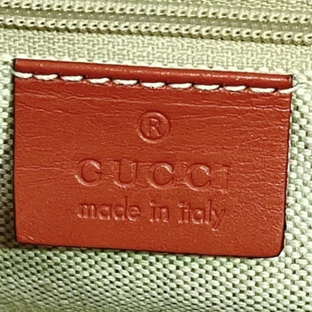 Gucci Vintage Pre-owned Canvas gucci-bags Beige Dames