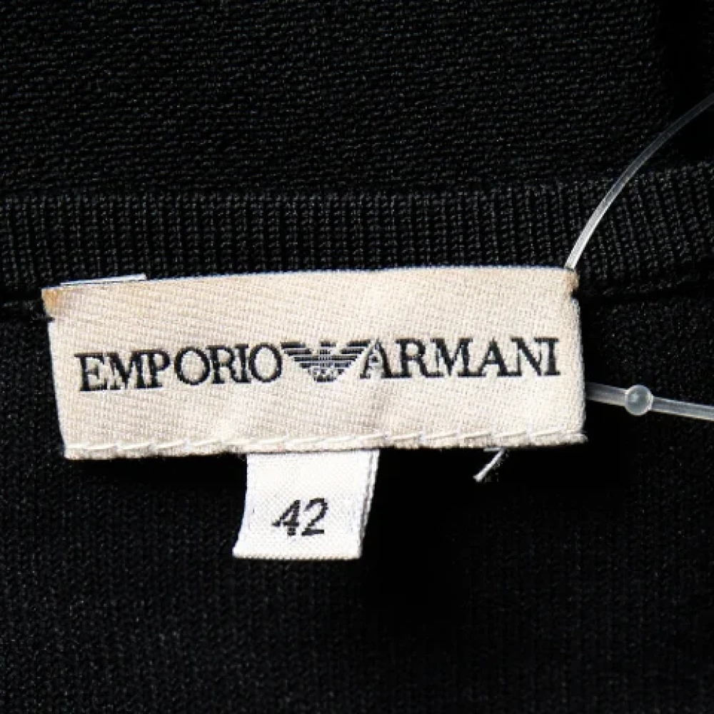 Armani Pre-owned Knit tops Black Dames