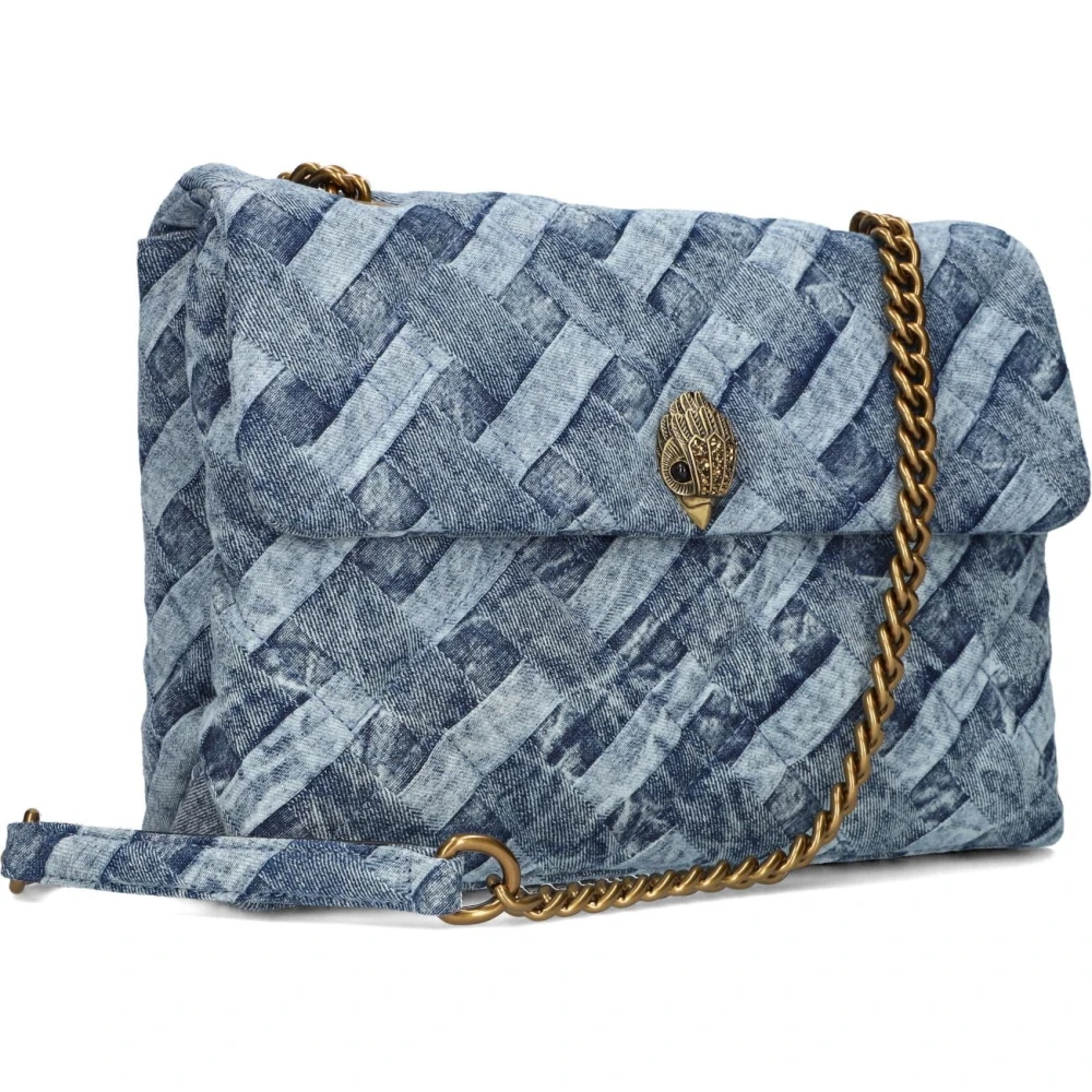 Kurt Geiger Blauwe Denim Mode Handtas Blue Dames