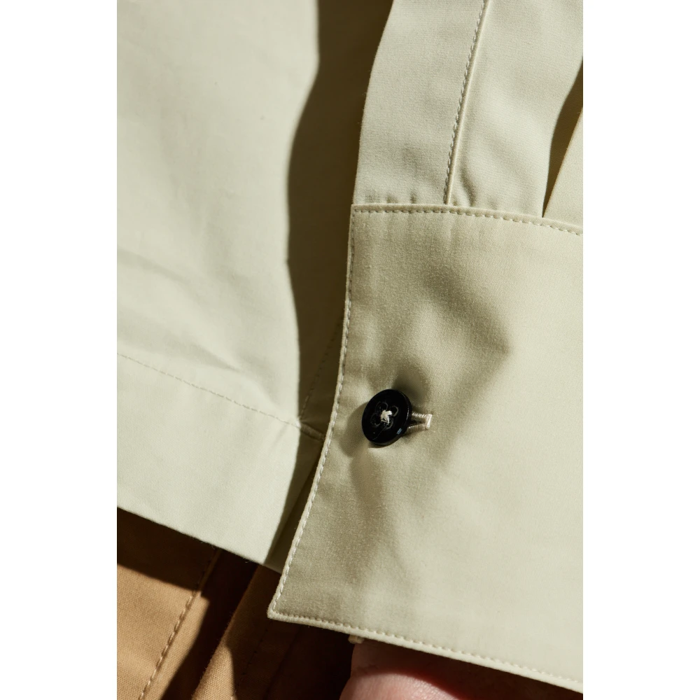 Jil Sander Katoenen shirt Green Heren