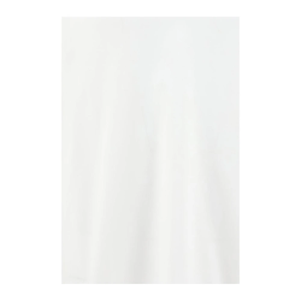 Dolce & Gabbana Monochrome Katoenen V-hals T-shirt White Heren