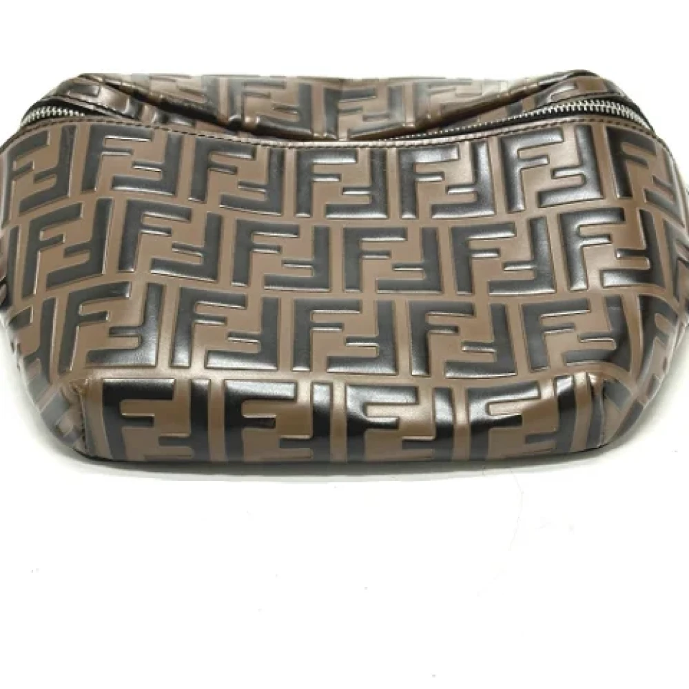 Fendi Vintage Pre-owned Leather fendi-bags Brown Heren