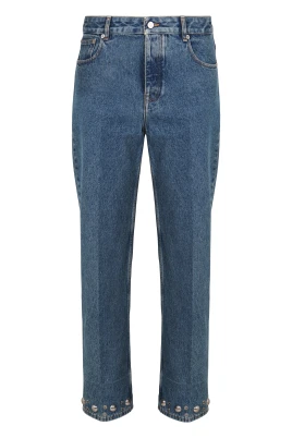 5-Pocket Jeans med raka ben