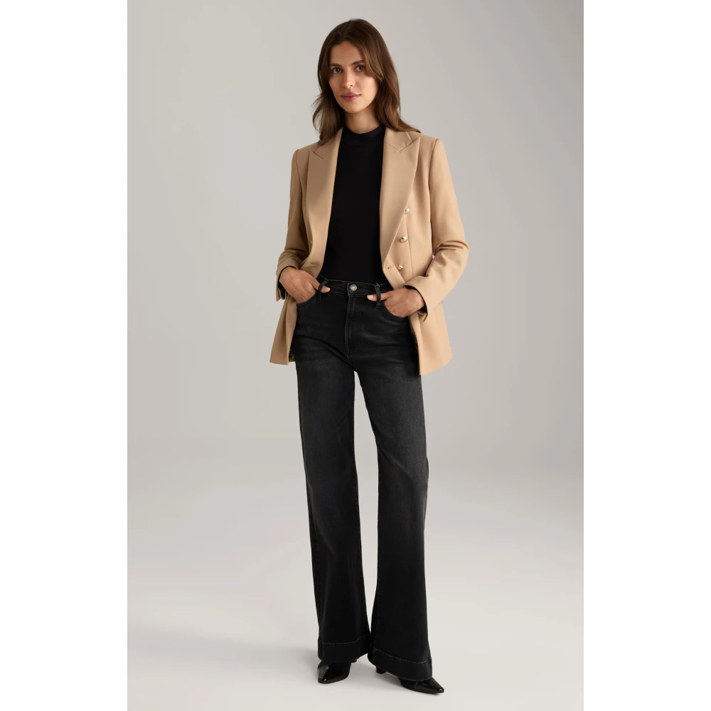 Joop! Bruine Damesjas met Gouden Knopen Brown Dames