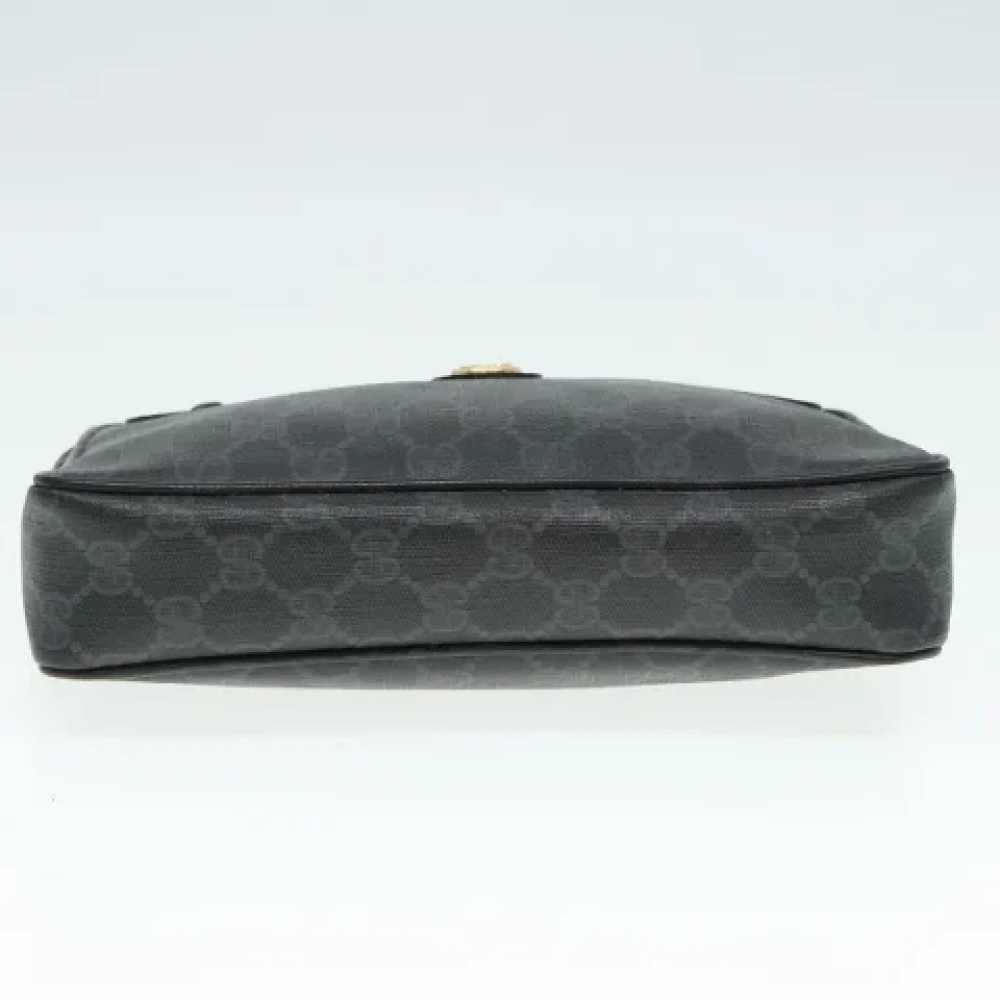 Gucci Vintage Pre-owned Leather clutches Black Dames