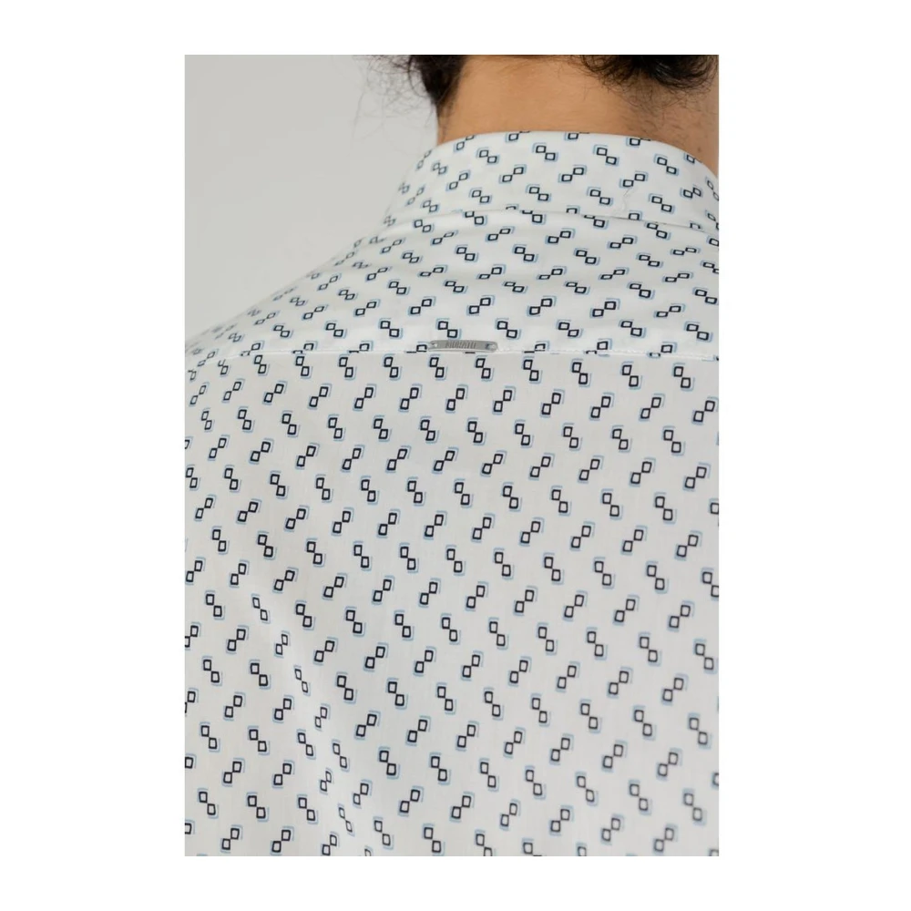 Antony Morato Witte Katoenen Overhemd Lange Mouw White Heren