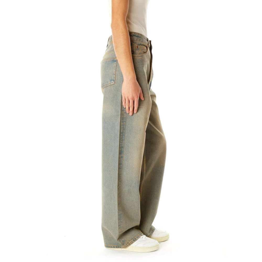 Samsøe Mid Waist Loose Fit Jeans Green Dames