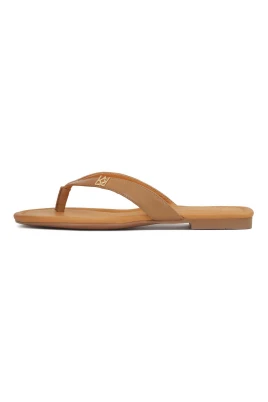 Bruna platta flip-flops