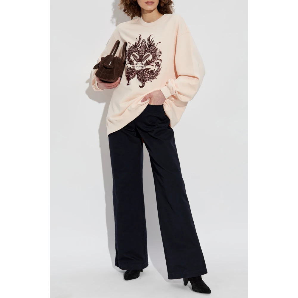 ETRO Wijde broek Black Dames