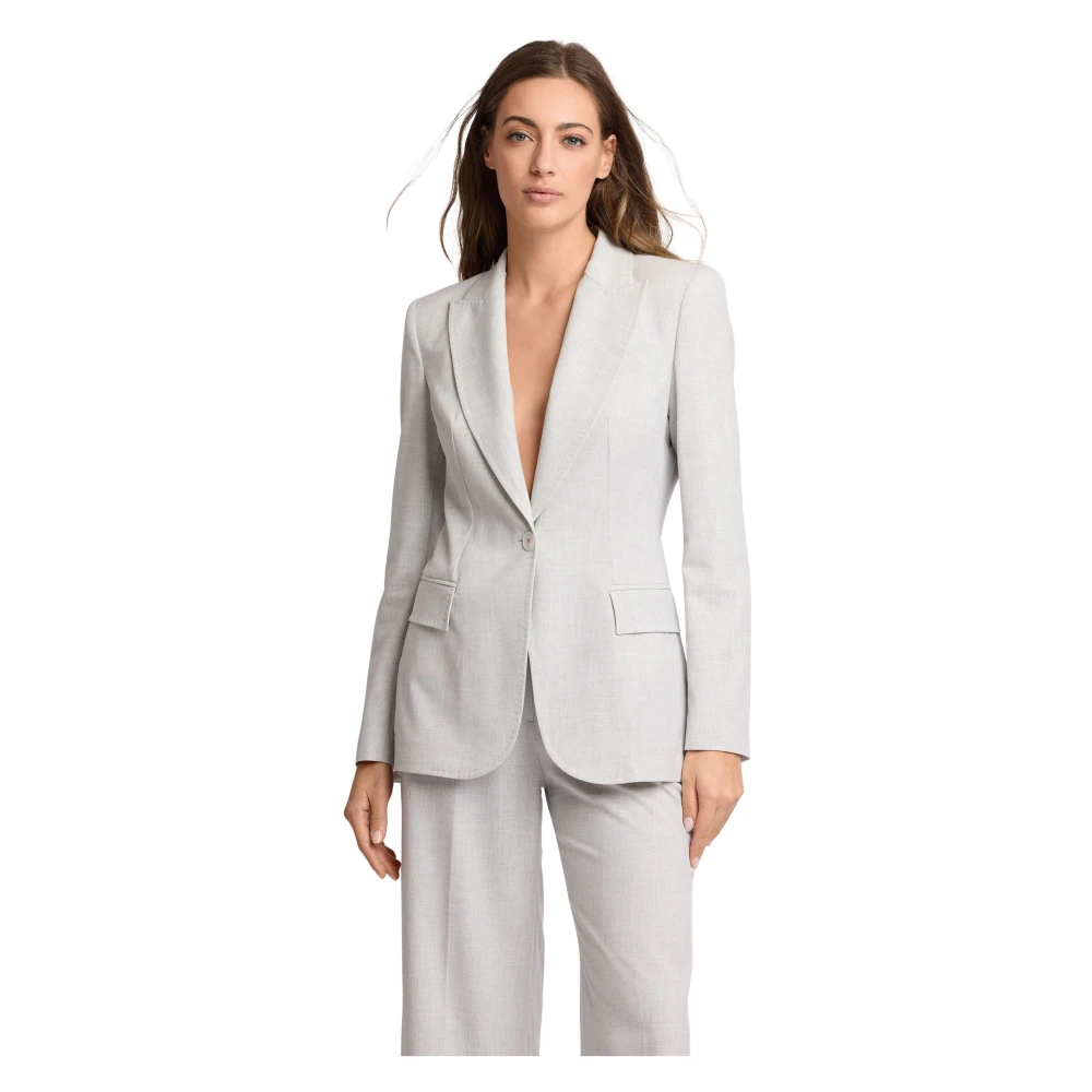 Kocca Women's Gray Giacca Monopetto Sartoriale - Blazers - S - Jackets