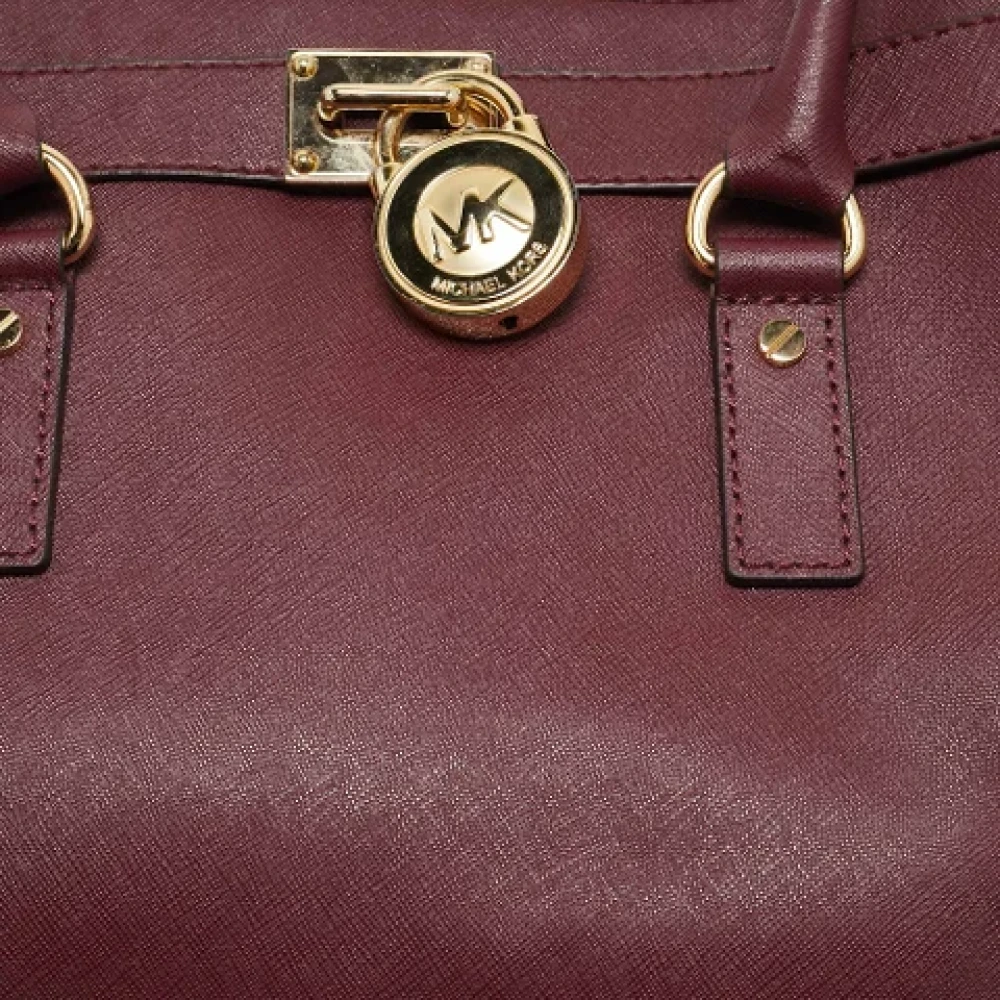 Michael Kors Pre-owned Leather totes Red Dames