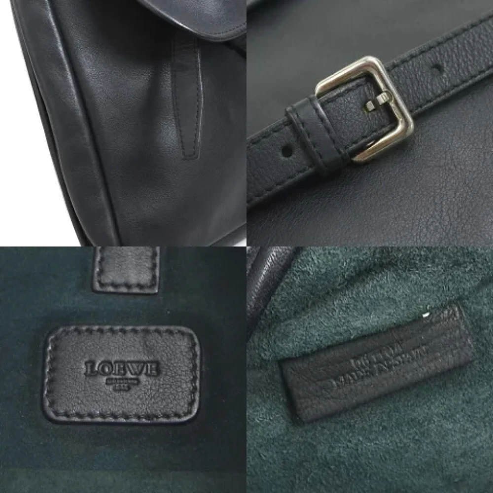 Loewe Pre-owned Fabric shoulder-bags Black Dames