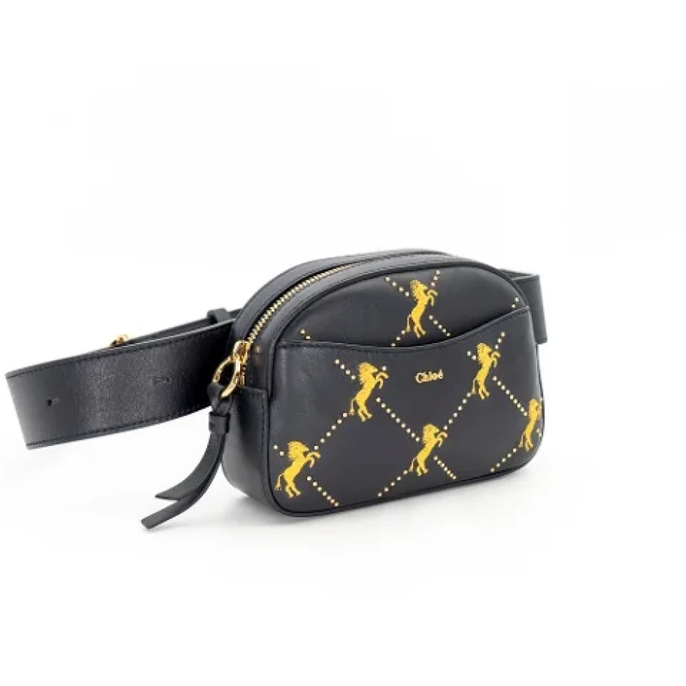 Chloé Leather shoulder-bags Blue Dames