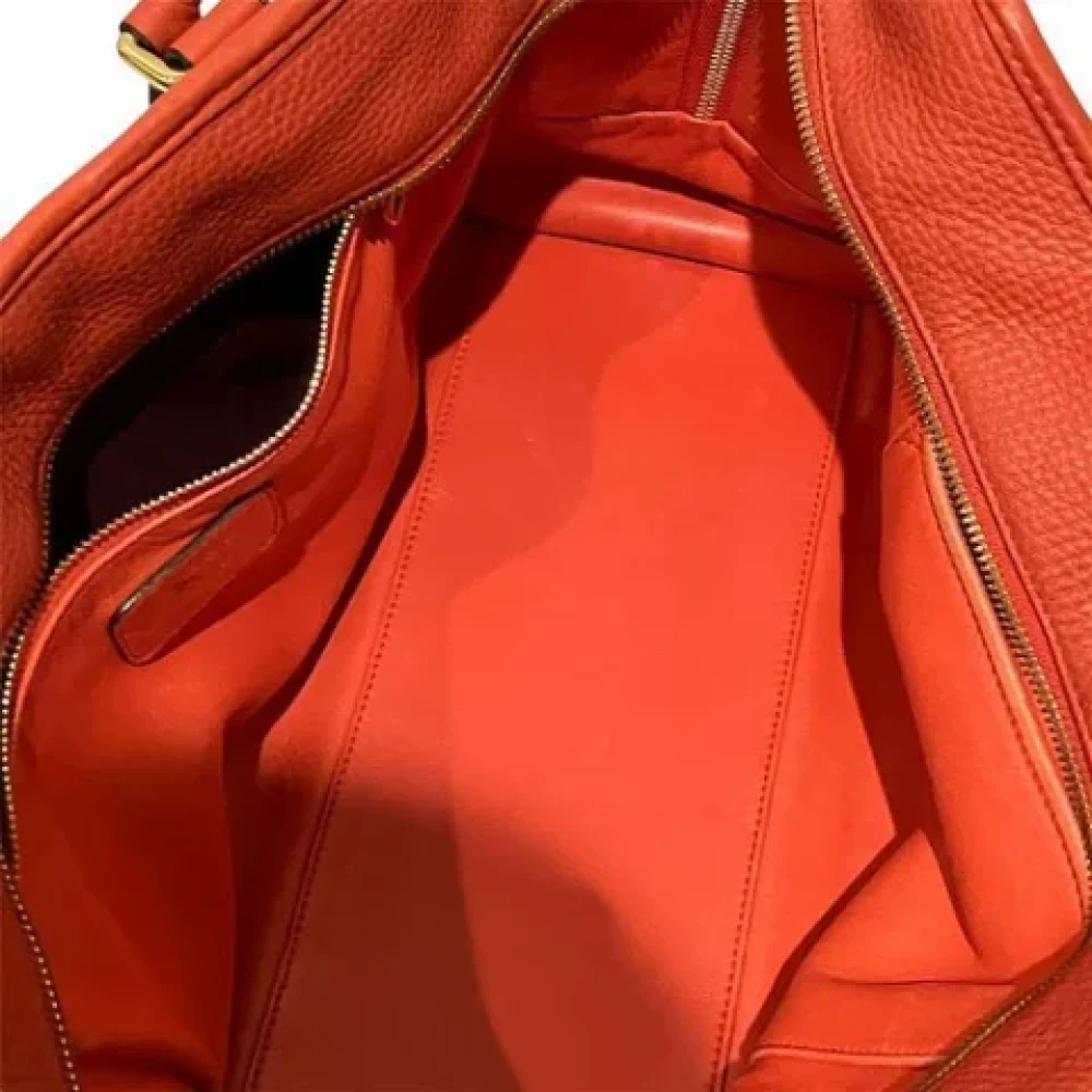 Loewe Pre-owned Leather handbags Red Dames