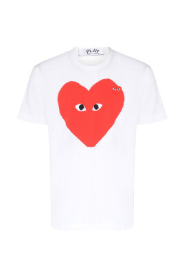 white-heart-print-t-shirt