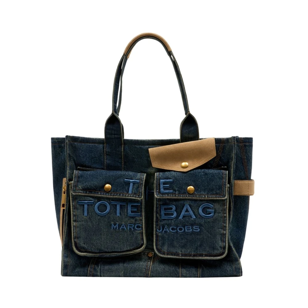 Marc Jacobs Blå The Large Tote