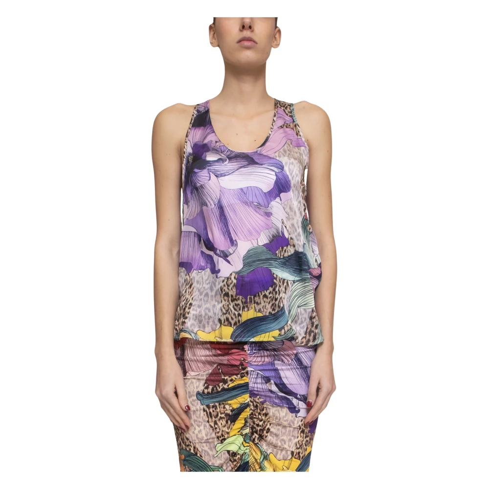 Just Cavalli Women's Multicolor Jumper - Sleeveless Tops - Xl - Tops