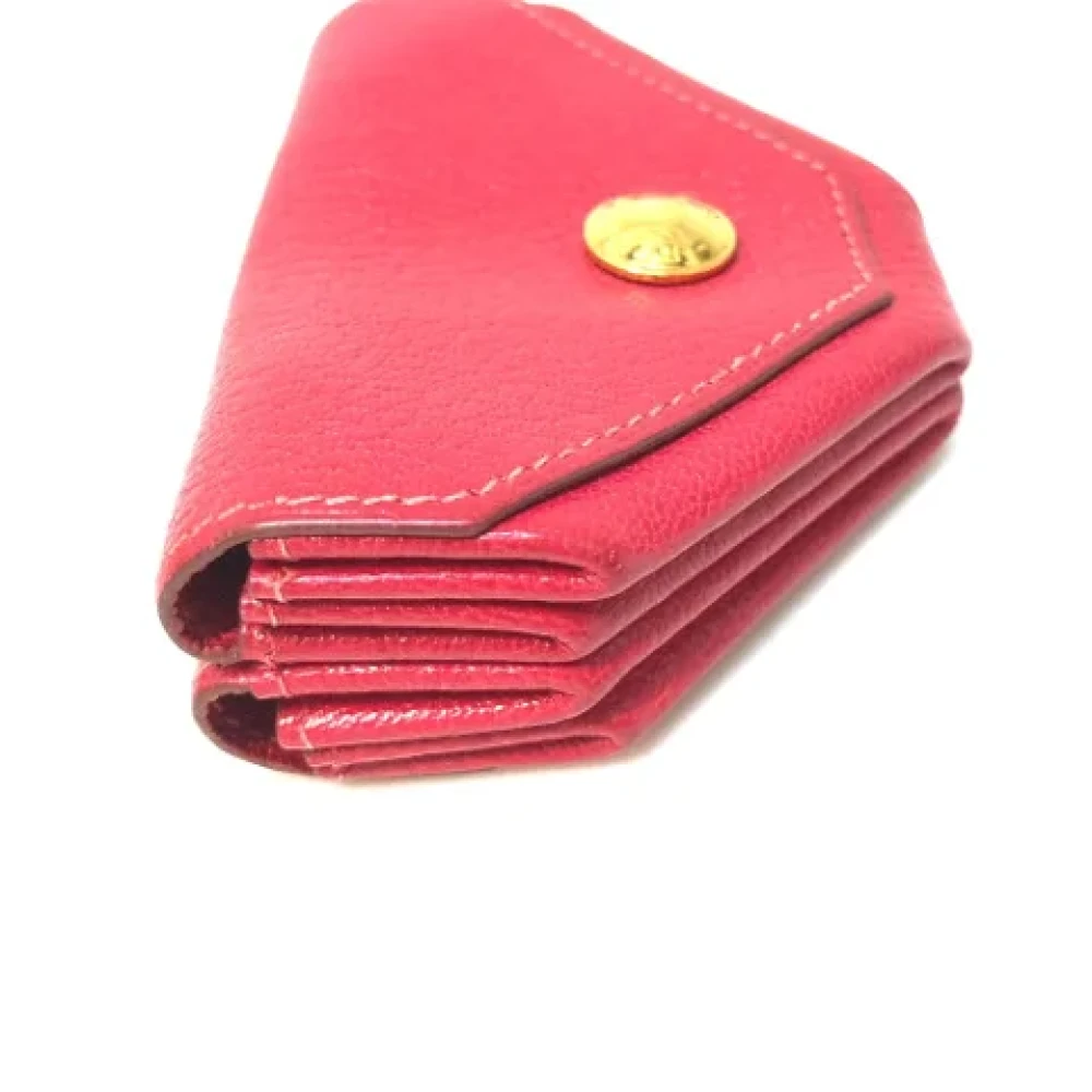 Hermès Vintage Pre-owned Leather wallets Pink Dames
