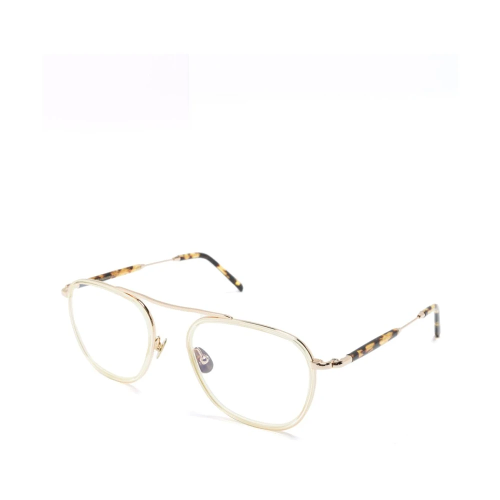 Moscot Unisex Yellow Glasses, 53 Mm, Fanagle Opt Citron Tortoise Gold Optical Frame