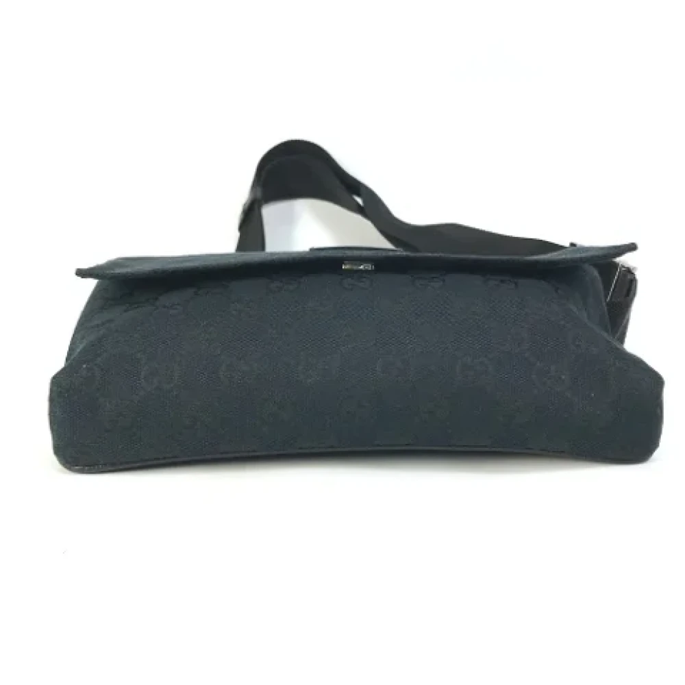 Gucci Vintage Pre-owned Canvas gucci-bags Black Heren