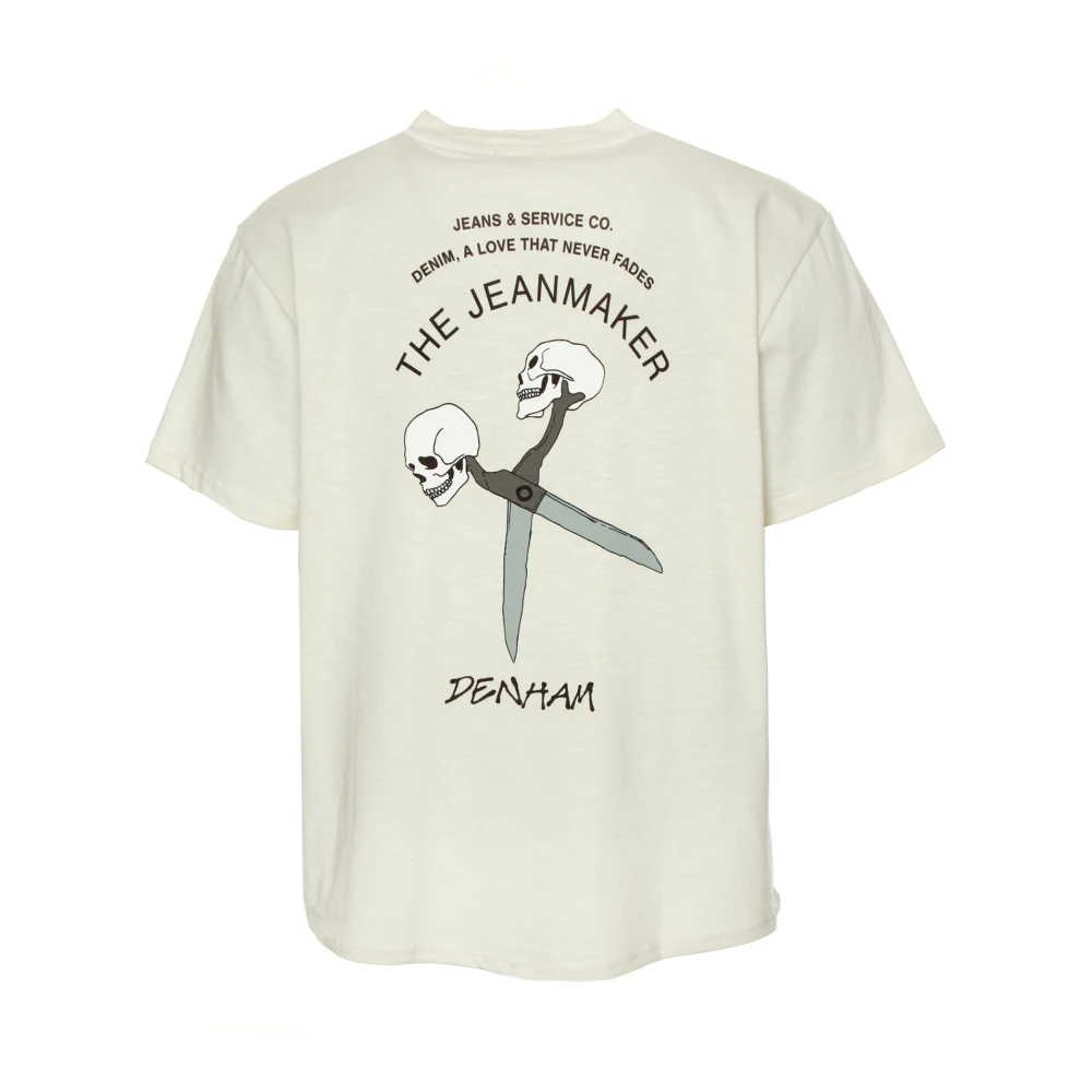 Denham Love Fades Relax T-Shirt White Heren