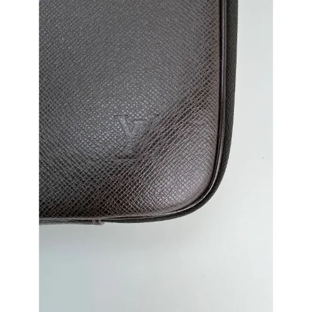 Louis Vuitton Vintage Pre-owned Leather briefcases Brown Dames