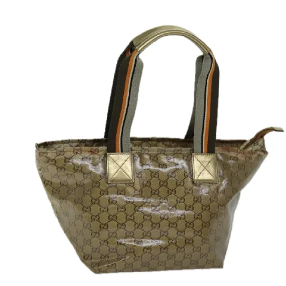 Gucci Vintage Pre-owned Canvas totes Yellow Dames