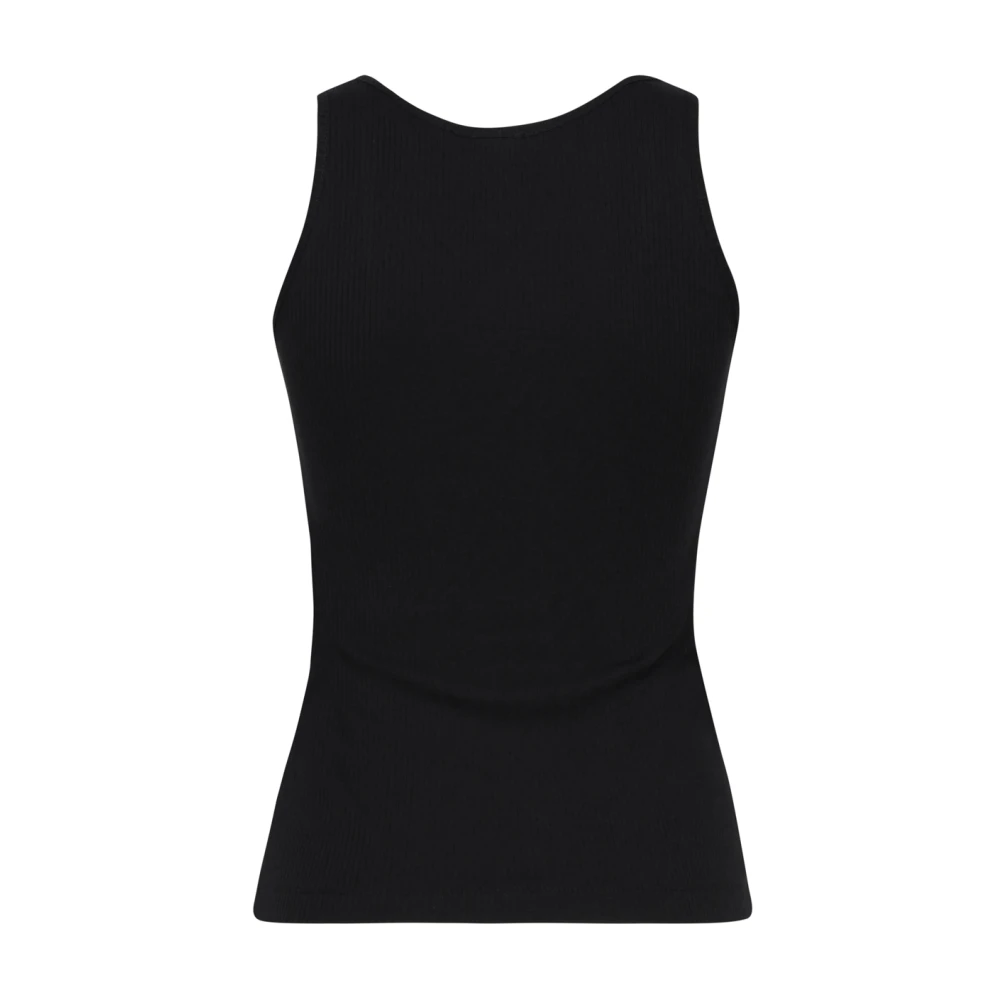 pinko Sleeveless Tops Black Dames