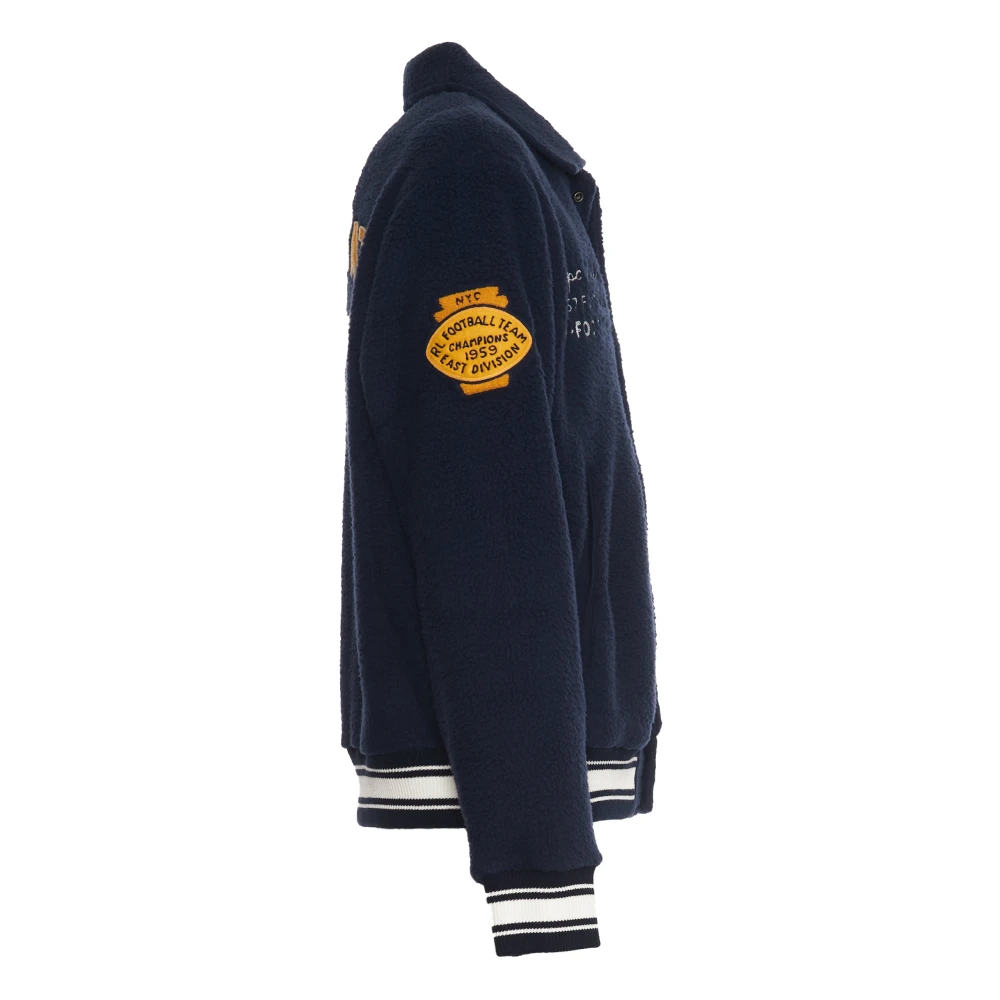 Polo Ralph Lauren Blauw Geel Letterman Jack Blazer Blue Heren