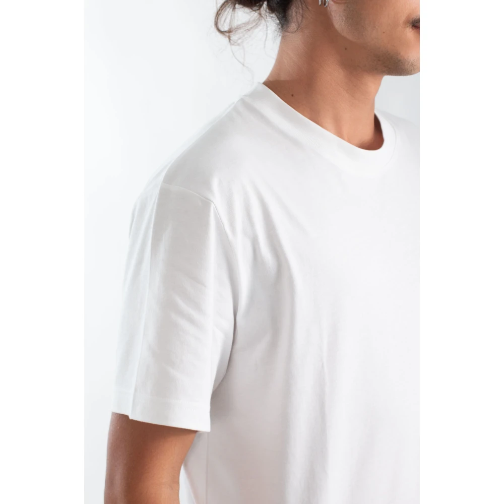 Lacoste Witte Croc Tee Klassieke Stijl White Heren
