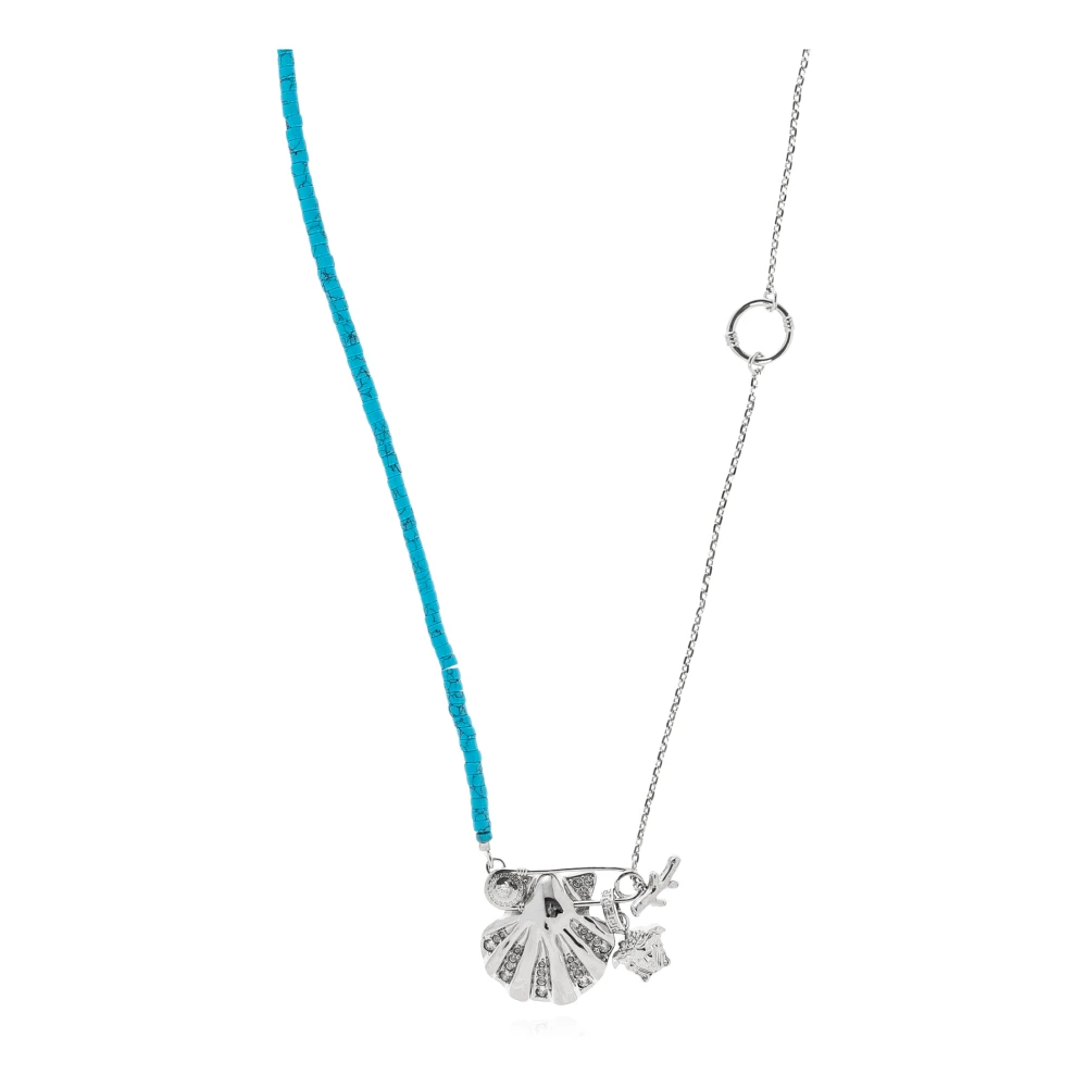 Versace Unisex Bleu - Collier Avec Pendentifs - Accessoires - Taille: One Size