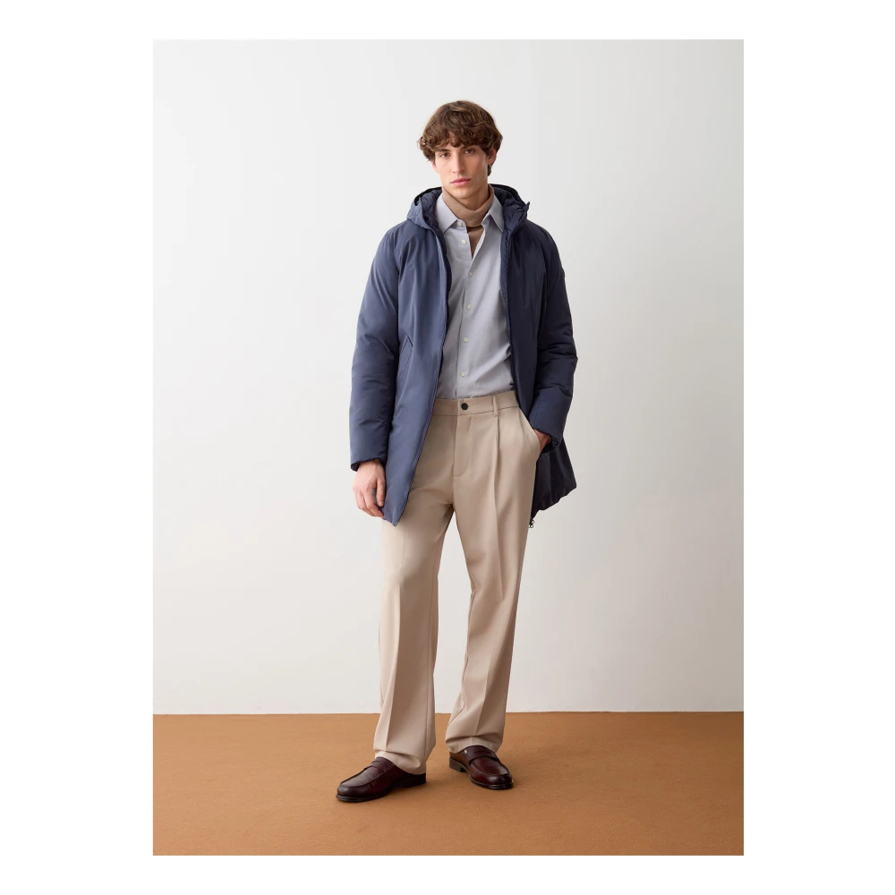 Colmar Blauwe Winterjas met Ritssluiting Blue Heren