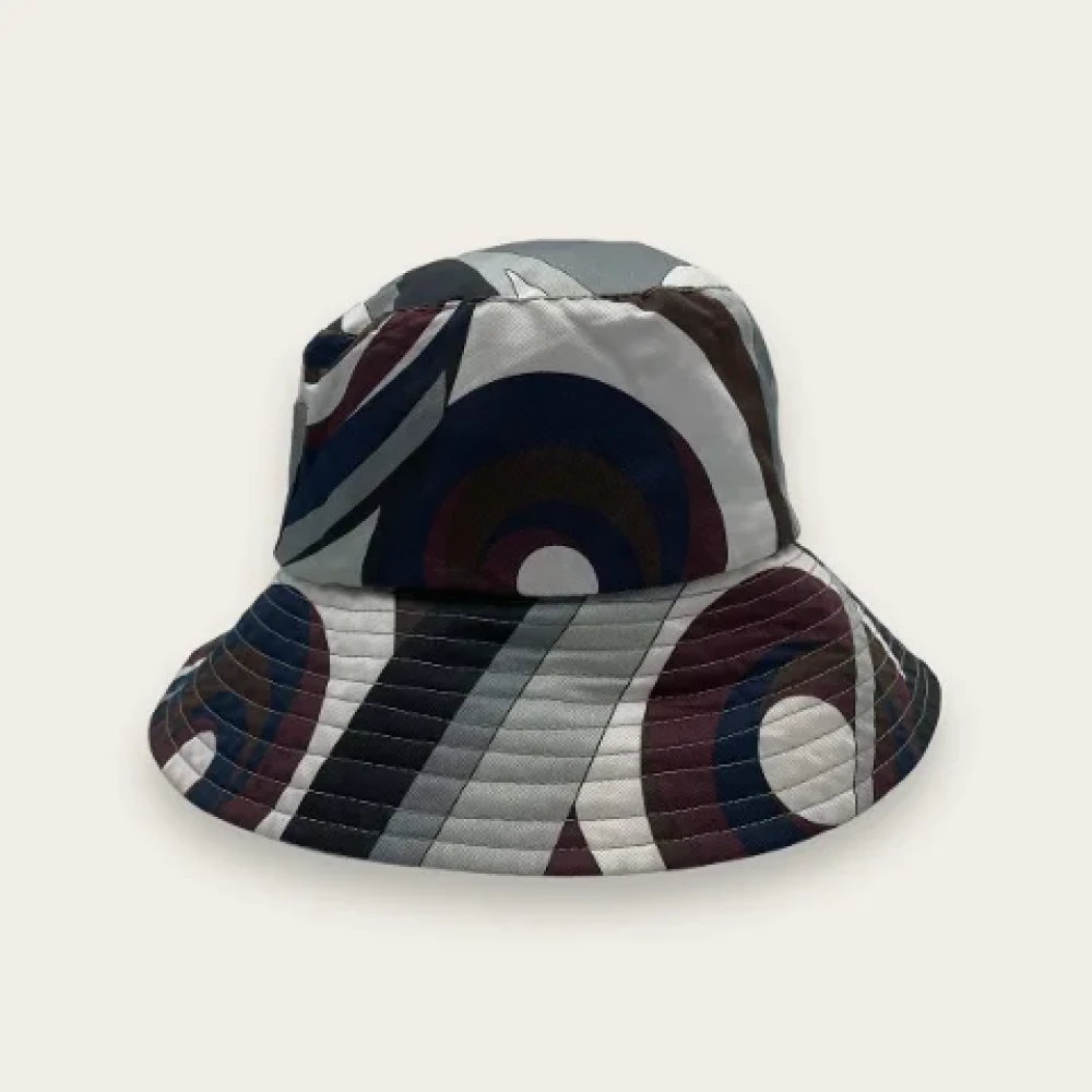 Emilio Pucci Pre-owned Fabric hats Brown Unisex