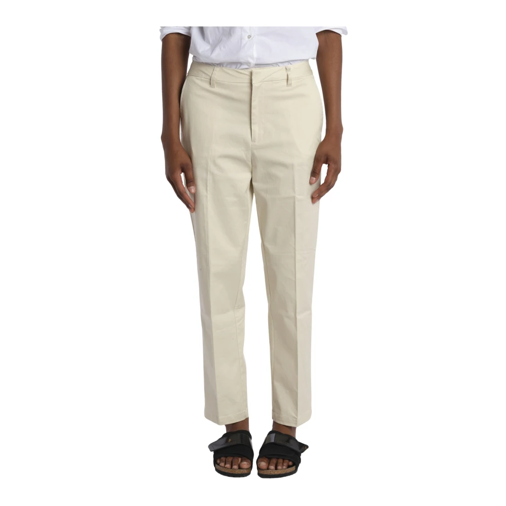 Scotch & Soda Beige Broek Abbots Cino Short Beige Dames