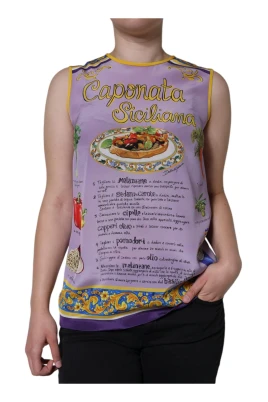 Lila Silke Caponata Print Tank Top