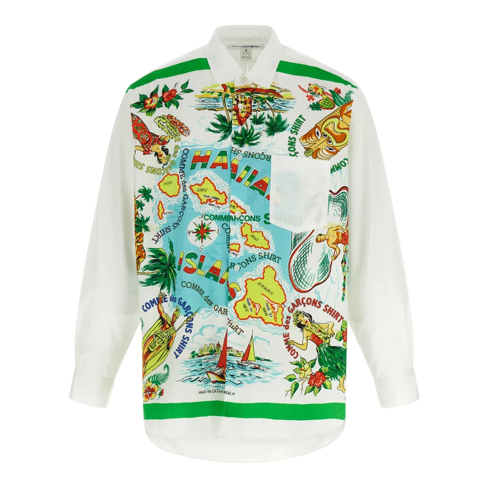 Comme Des Garçons Men's Patterned Inserts Shirt