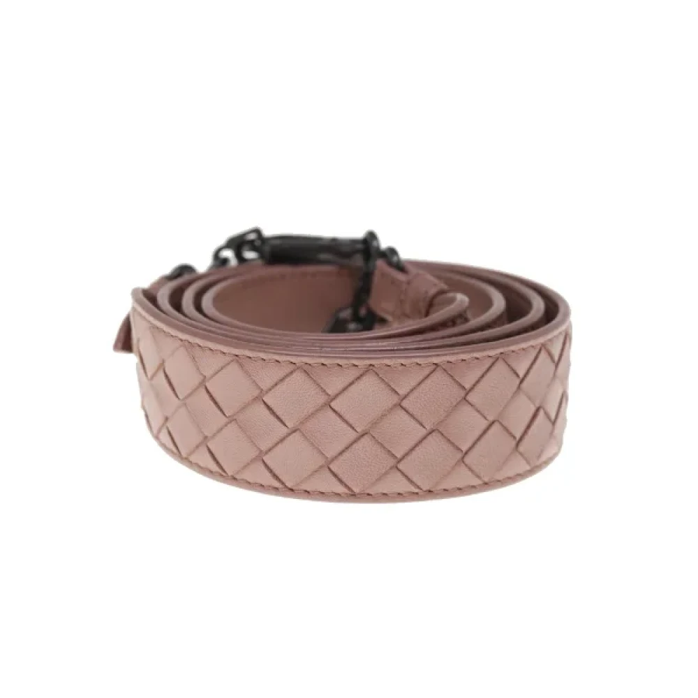 Bottega Veneta Vintage Pre-owned Leather belts Pink Dames