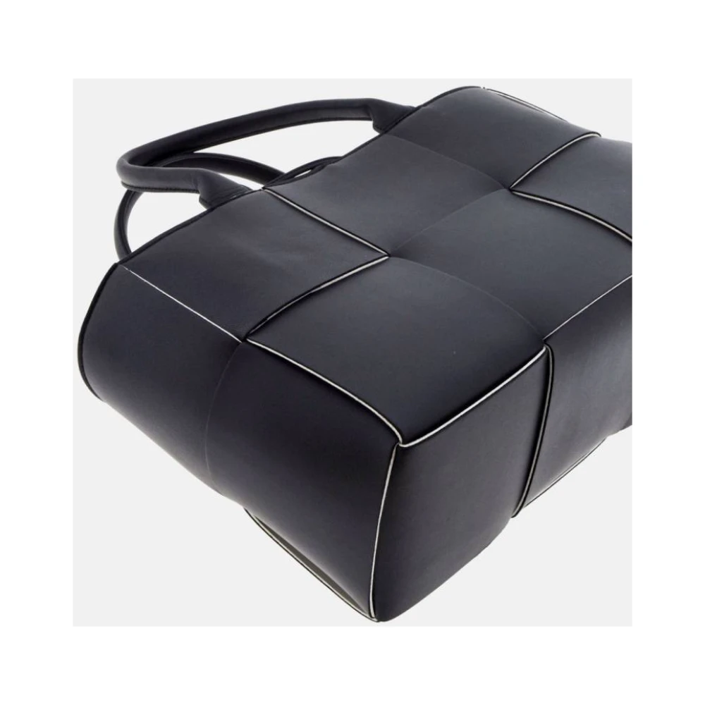 Bottega Veneta Handgemaakte Kleine Arco Tote Tas Black Dames