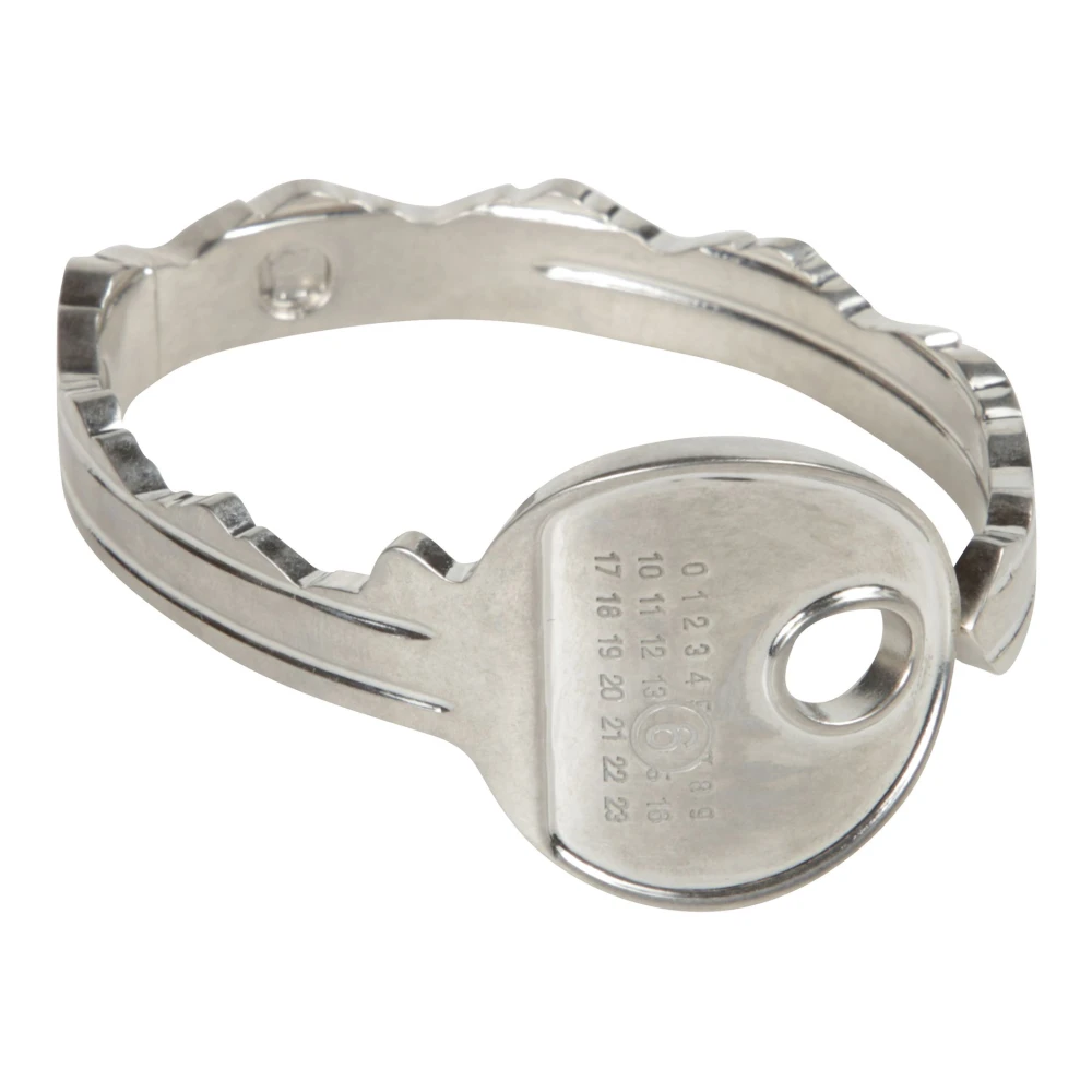 Mm6 Maison Margiela Women's Gray Chic Bracelet For Stylish Look