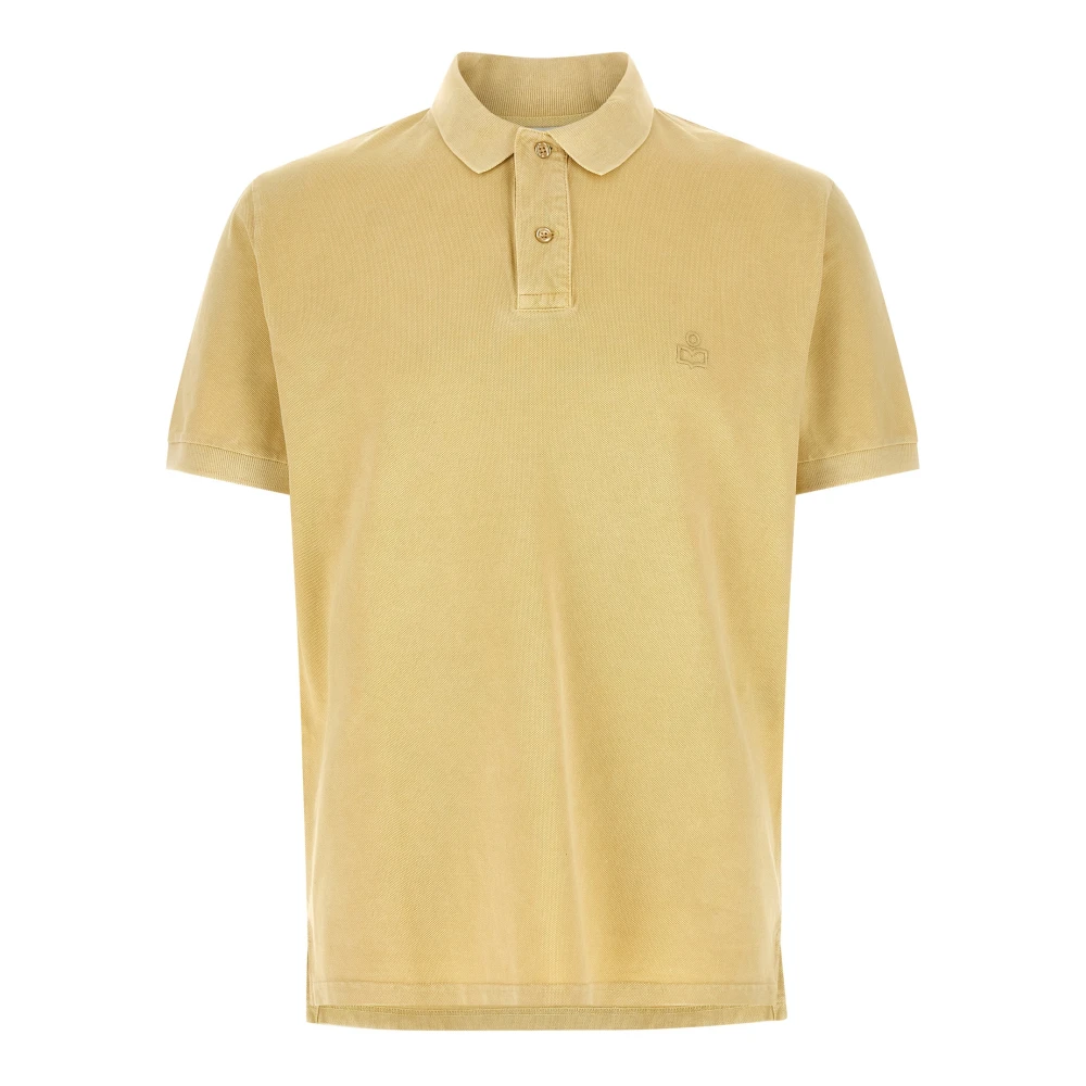 Isabel Marant Men's Yellow Polo Shirts, L, Afko Polo